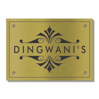 Brass Name Plate Designs | Buy Brass Name Plate Online